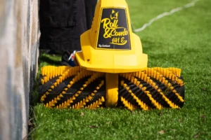 detalle del cepillo patentado de Roll&Comb